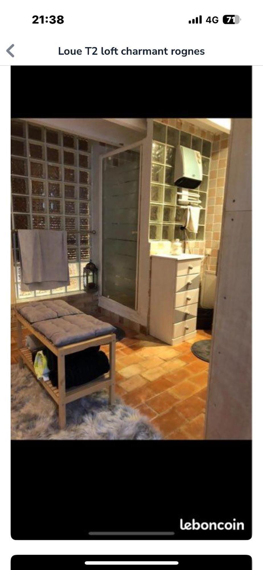 Nouveau Rognes Maison De Vacances Loft 4 Couchages Eksteriør billede